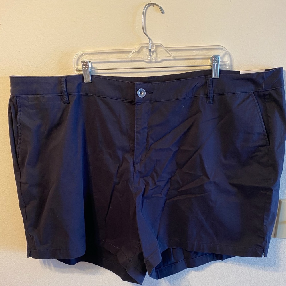 NWT Lane Bryant Cotten navy short size 28